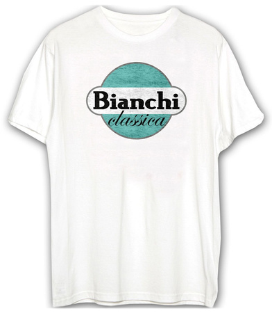 Bianchi T-shirt bawełna Classica White 