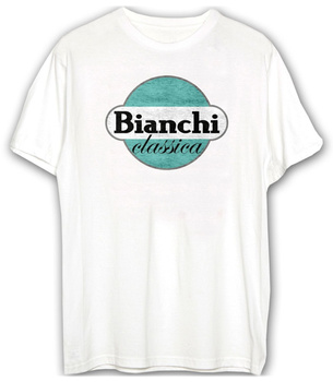Bianchi T-shirt bawełna Classica White 