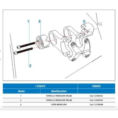 Orbea serwis adapter mostka 11 jedna linka ORDU