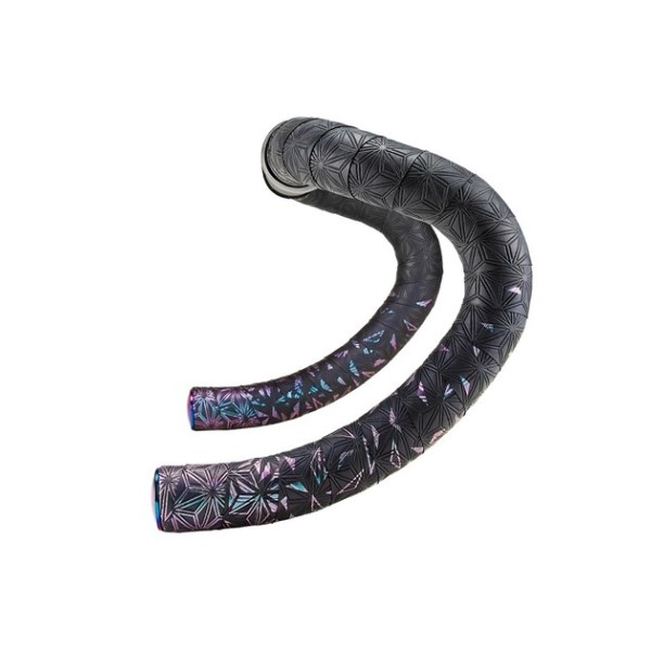 Owijka Supacaz Super Sticky Kush - Star Fade - Oil Slick + Oil Slick Plugs