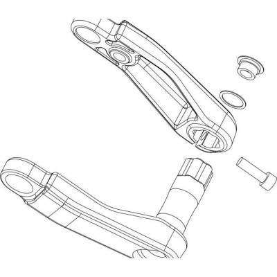 Orbea serwis Link zestaw Rise Carbon 2023. czarny