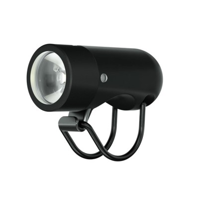 Lampa Knog Plug przód, czarny