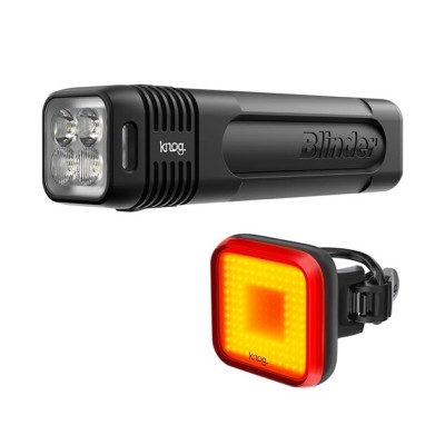 Lampa Knog Blinder Pro 900 + Blinder Square tył