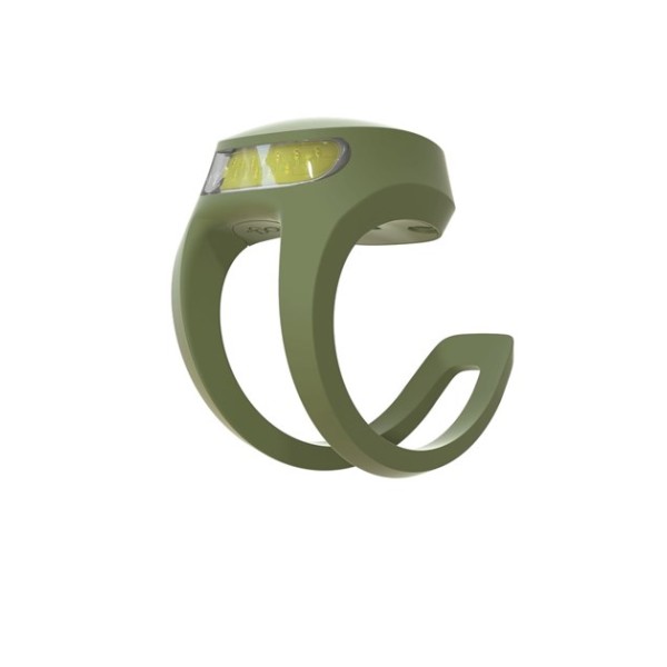 Lampa Knog Frog V3 przód zielony