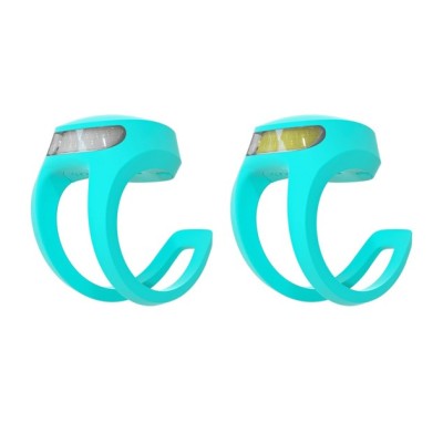 Lampa Knog Frog V3 Twinpack przód+tył morski