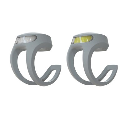 Lampa Knog Frog V3 Twinpack przód+tył szary