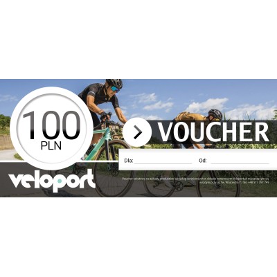 Voucher podarunkowy Veloport - 100 PLN