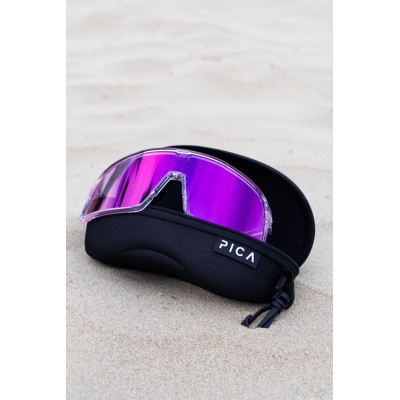 Okulary sportowe PICA OLOR purpurowe fotochromowe