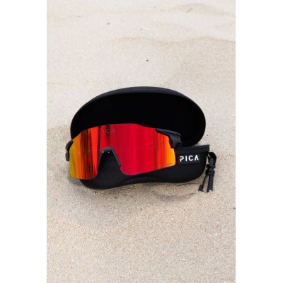 Okulary sportowe PICA ORRU czerwone fotochromowe