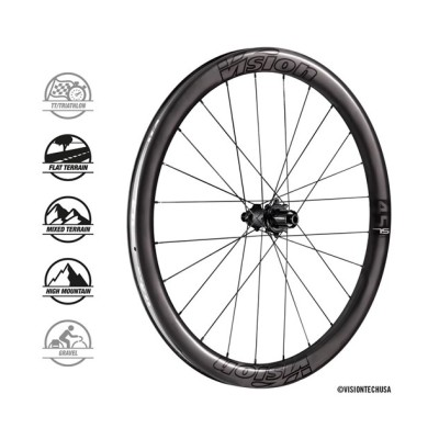 Koła Vision Metron 45 SL DB-CL, opona TL, SH11 B1