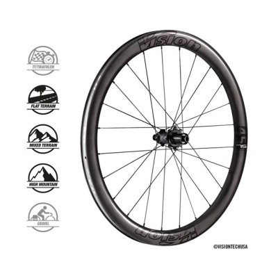 Koła Vision Metron 45 SL DB-CL, opona TL, XDR B1