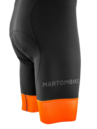 Spodenki kolarskie męskie Martombike  521 ULTRA Pomarańczowe XL